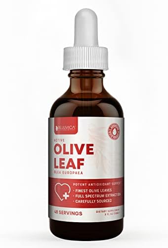 Active Olive Leaf - Advanced Olive Leaf Extract - Naturally Occurring Oleuropein - Liquid Delivery for Better Absorption - Immune & Heart Support