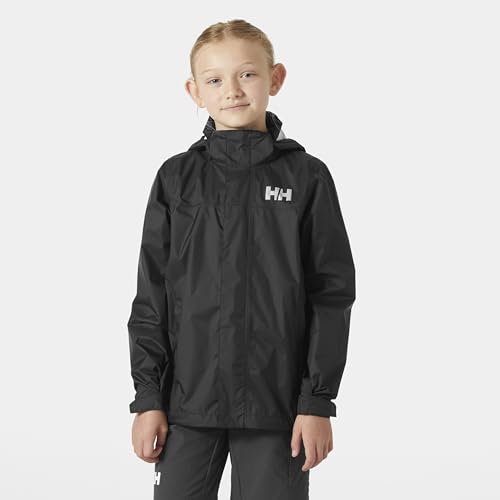 Helly-Hansen Jr Loke Jacket Unisex Raincoat with YKK Zipper, Detachable Hood, Adjustable Cuffs, Recycled Material3
