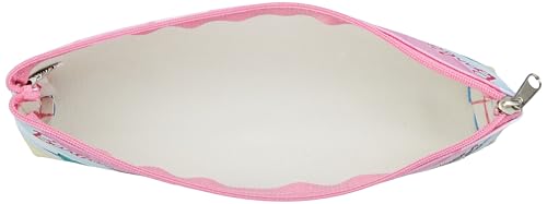 Image of Barbie Triangle Pencil Pouch for Kids - Stylish School Stationery Bag, Pink & Durable