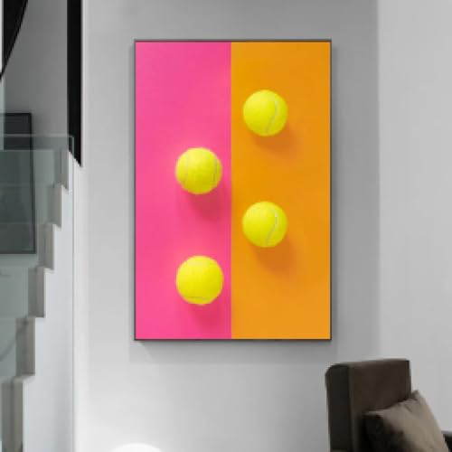 Tableau de badminton de qualité supérieure 70 x 90 cm avec cadre - 2