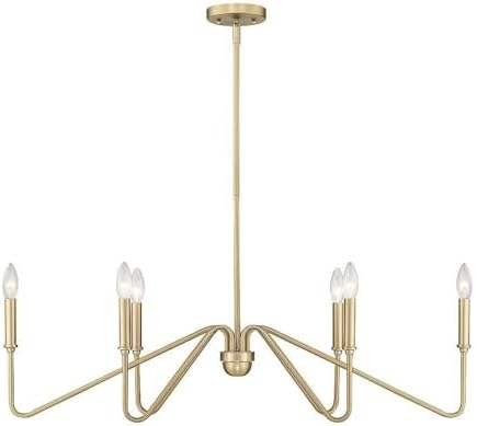 Kennedy 6-Light Linear Pendant in Brushed Champagne Bronze