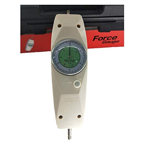 Dial Force Gauge Dynamometer Pointer Type Push Pull Tester Meter with Max Load Range 300N/66Ib