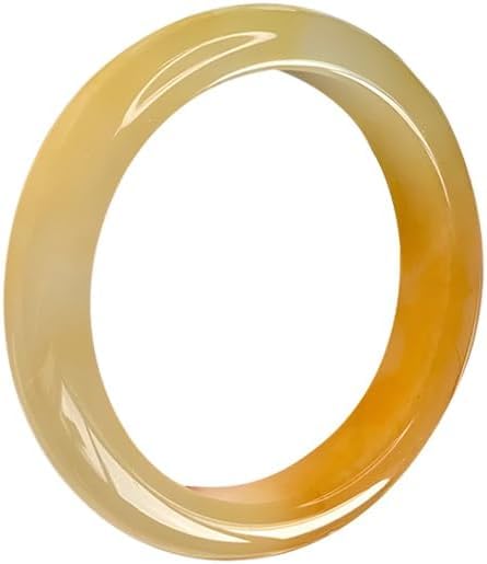 Jade jaune naturel bracelet porte-bonheur richesse et perles rondes femmes