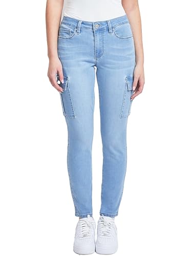 YMI Jeans Women's Hyperdenim Skinny Cargo Jeans