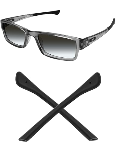 Mryok Replacement Earsocks for Oakley Airdrop OX8046/Airdrop A/Airdrop XS/Airdrop MNP/Traildrop Eyeglass - Black