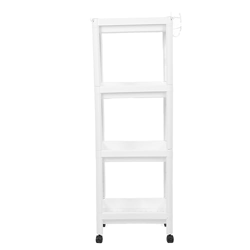 Chariot utilitaire roulant à étagères d'angle étroites pour optimiser le stockage - 5