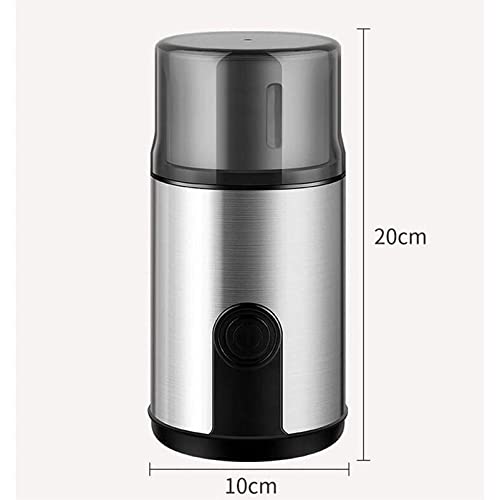 ywewsq Molinillo de café eléctrico con tazón de Acero Inoxidable extraíble, Molinillo para Granos, Granos de café… - Imagen 3