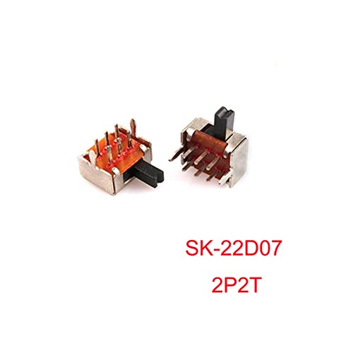 Interrupteur à glissière micro-puissance horizontal deuxième vitesse pour PCB - 7