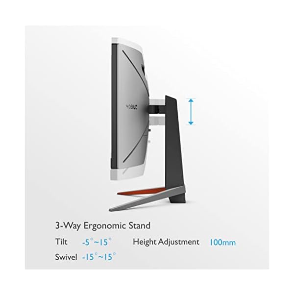 BenQ MOBIUZ EX3210R Monitor Curvo Gaming (32 pulgadas, 2K, 165 Hz, 1ms, HDR 400, FreeSync Premium Pro, control remoto, 144 Hz compatible) - Image 3