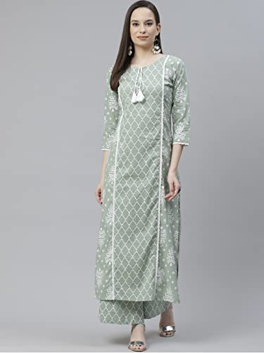 Image of Women's Rayon Straight Kurta Pant with Dupatta Set (Black)