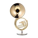 SOPOTUTU Modèle Mini Soubassophone 13 Cm Or Métal Réaliste Décoration Musicale Bureau ...