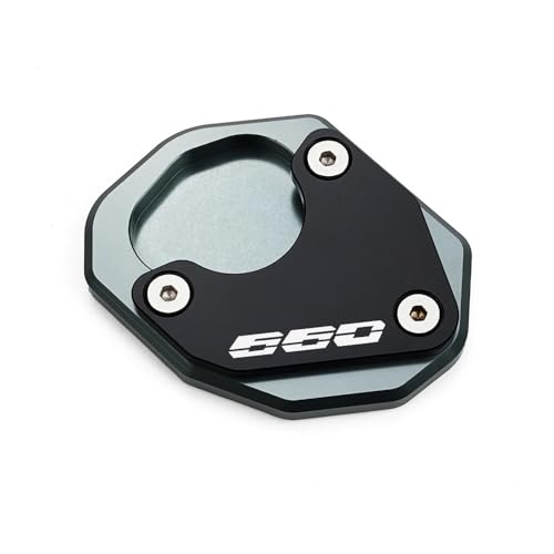 Extension de béquille Trident 660 (2021-2024) - Coussin de support en aluminium CNC pour moto