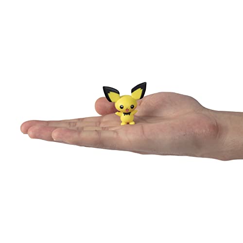 Pokémon Battle Figure Toy Set - 6 Piece Playset - Includes 2" Pichu, Yamper, Turtwig, Piplup, Chimchar & Deino - Generation 4 Diamond & Pearl Starters - Officially Licensed - Gift For Kids Ages 4+ #TOP4