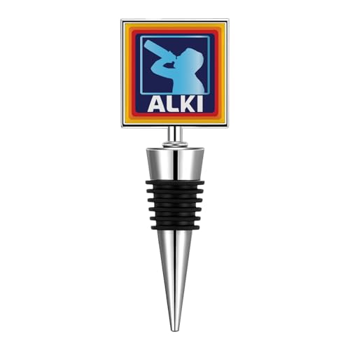 SC Products Alki Wine Stopper Funny Gifts for Men | Aluminium Wine Bottle Stoppers Joke Presents for Him | Funny Secret Santa Gifts for Men Stocking Fillers | Rude Christmas Presents for Him