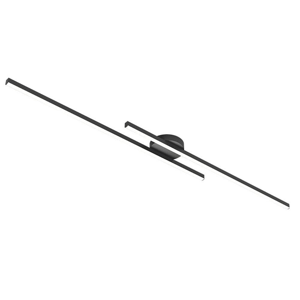 ZXDTVFGN Modern Linear Ceiling Light Dimmable LED Long Strip Semi Flush Mount Lamp Living Room Close to Lighting Fixture Bedroom Kitchen Hallway