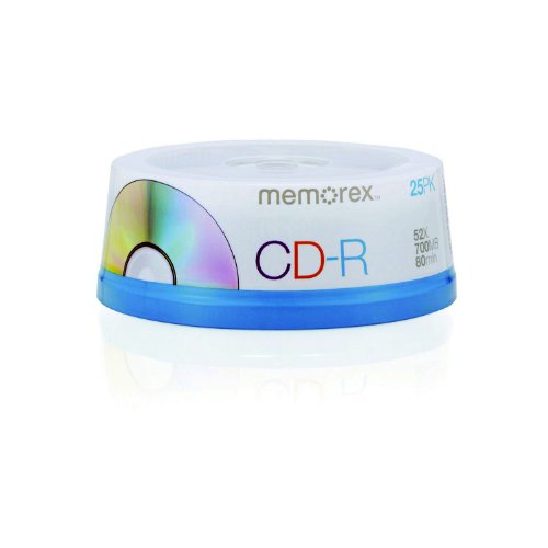 Memorex CD-R 80 700MB - Confezione da 25