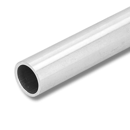 Tubo de aluminio, tubo de tubo recto redondo de aluminio de 32 mm de diámetro exterior de 27 mm de diámetro interior de 200 mm de longitud