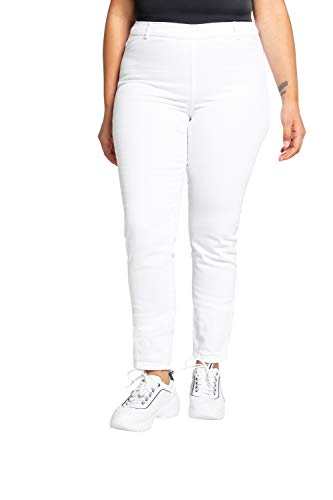 Ulla Popken Damen Jeggings Sienna, Stretch, Gürtelschlaufen Slim Jeans,...