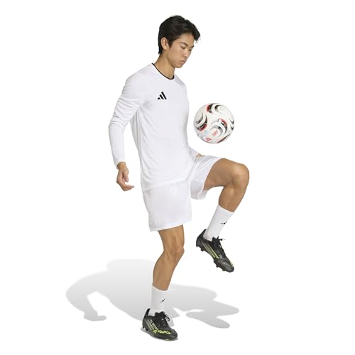 adidas Herren Entrada26 Long Sleeve Jersey Shirt, White/Black, M – Ansicht 2