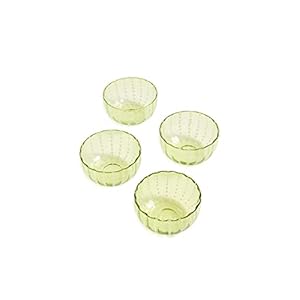 Zafferano Perle Small Bowl Set of 4, Apple Green, One Size