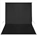 Produktbild Phot-R® 3m x 3m Photo Studio 100% Cotton Muslin Backdrop Background - Black