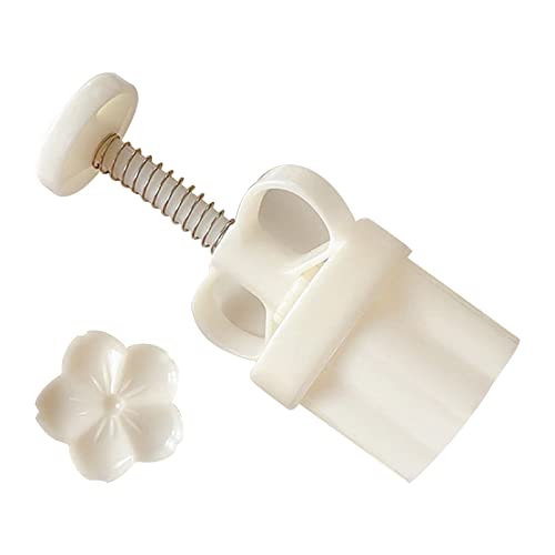 Flower Moon Cake Mold Set Cookie Stamps Mold Autumn Festival Hand Press Maker Floral Mold