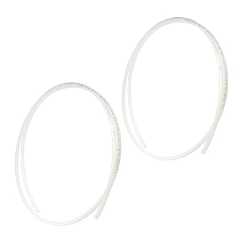 Othmro 2Pcs 8Mm Inner Diameter 10Mm Outer Diameter 1M Length Plastic Tubing Pneumatic Tubings Air Brake Tubings Nylon Pa11 Plastic Hard Tube For Irrigation Control Systems Instrument Lines Transparent #TOP5