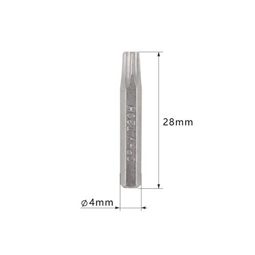 Gunpla 10 Pieces 4mm Torx Screwdriver Star Bit Set Precision Head Security Bits Hex Shank CR-V Steel Quick Release Shank for Easy Attachment Electronic Repair T3 T4 T5 T6 T7 T8 T9 T10 T15 T20