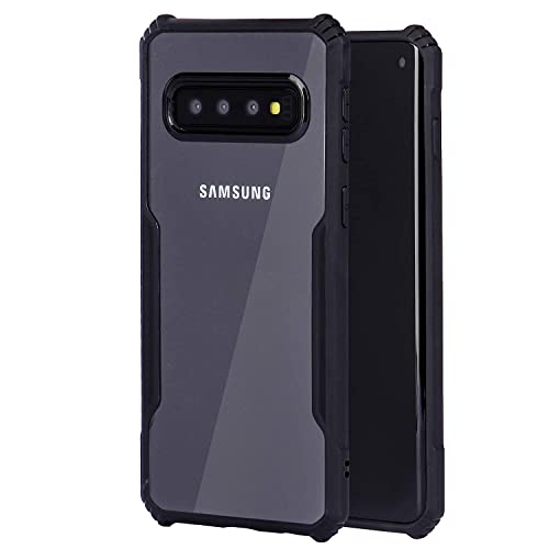 Image of Plus 360 Degree Protection Black Border Back Cover for Samsung Galaxy S10+ (S10Plus) Black