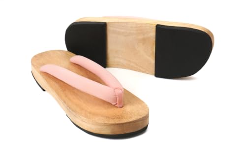 Image of Japanese Wooden Clogs Geta Slippers