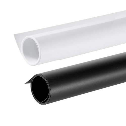 The Prop store White & Black Photography Background Sheets, Backdrop for Photography, for Product Photography, Background for Photography, Photography Backdrop, Black & White -Small(60cm x 120cm) The Prop store White & Black Photography Background Sheets, Backdrop for Photography, for Product Photography, Background for Photography, Photography Backdrop, Black & White -Small(60cm x 120cm)