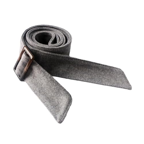 Women Woolen Overcoat Waist Belt with Buckle Soft Replacement Belt for Commuting