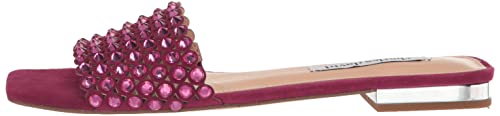 Charles David Women's Sparkle Flat Sandal, Magenta, 9 #TOP7