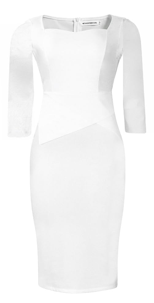 Church Dress for Womens Casual Bodycon Dresses Elegance Midi Wrap Dresses Teacher Office Suiting Modest Business Outfits2