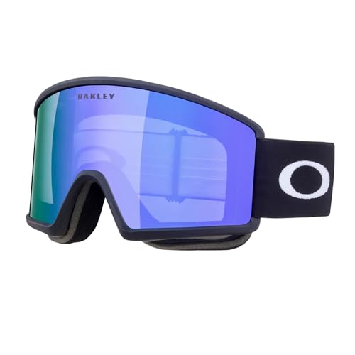 Oakley Target Line M OO7121 Matte Black/Violet Iridium Ski Goggles For Men For...