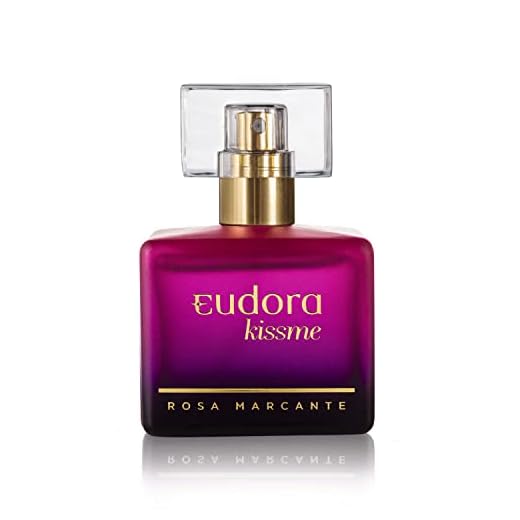 Eudora Colônia Desodorante Kiss Me Rosa Marcante 50ml