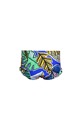 La Blanca Girls' Long Sleeve Rashguard and Ruffle Hipster Swimsuit Set4