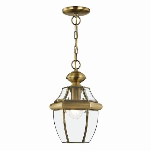 Livex Lighting 2152-01 Monterey 1-Light Outdoor Hanging...