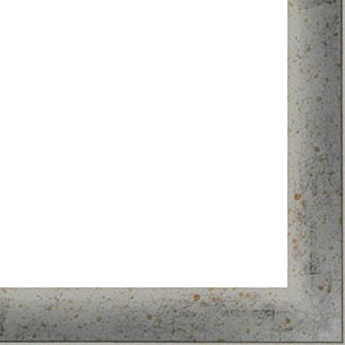 Picture Frame Moulding (Wood) 100ft Bundle - Contemporary Silver Finish - 1