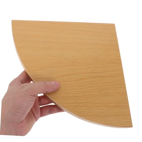 Estante esquinero de madera de estructura estable y montaje sin taladro (2 piezas) 5