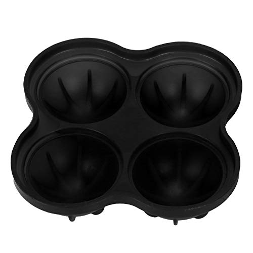 Molde para Hielo Zerodis de Silicona 4 Agujeros Negro miniatura 4