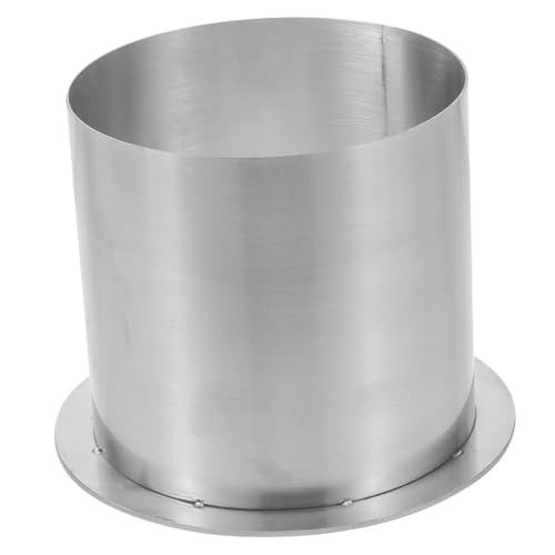LALADEFIEE Grommet para Basura de Acero Inoxidable Integrado Encimera Redondo para de Desechos Cocina Fácil Limpieza