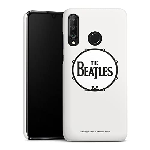 DeinDesign Coque Compatible avec Huawei P30 Lite Premium Étui Housse The Beatles Rock ‘n’ Roll Logo - Les Beatles, Paul McCartney, John Lennon, RIngo Starr, George Harrison DeinDesign Coque Compatible avec Huawei P30 Lite Premium Étui Housse The Beatles Rock 'n' Roll Logo