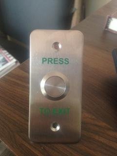 Generic Stainless Steel Switch Panel Door Exit Push Button Access Control