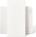 Faliuepe White Disposable Guest Towels Cloth Like Paper Hand Napkins for Bathroom,Weddings,Parties and Dinners-20x40cm,100pack