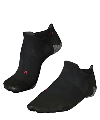 FALKE Herren Laufsocken RU5 Race Invisible M In Funktionsmaterial antiblasen 1 Paar, Schwarz Black-Mix 3010, 39-41