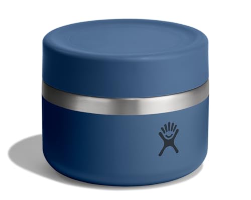 Image of Hydro Flask Food Jar - Insulated Stainless Steel, Snack Travel Container for Hot Food & Soup 12 Oz Harbor Blue