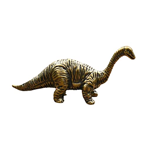 Statue en laiton pour rompre la monotonie d'un bureau moderne avec un dinosaure vintage chic