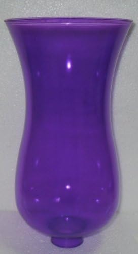 Flare Trumpet Hurricane Globe (Purple, 1 5/8" Base Diameter)
