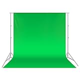 NEEWER 写真撮影用スタジオ背景布 折りたたみ可能 3x3.6M 緑色【並行輸入品】